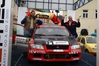 Lumr Firla - Tom Plach, Mitsubishi Lancer Evo VII - Rally Jesenky 2011
