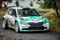 Roman Popovi - Petert Baran, koda Fabia Rally2 - Invelt Rally Paejov 2020 ; foto: rallyservice.cz