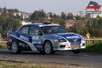Roman Kresta - Petr Gross, Mitsubishi Lancer Evo IX - Rally Pbram 2010