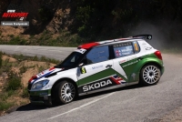 Andreas Mikkelsen - Ola Floene, koda Fabia S2000 - Tour de Corse 2012