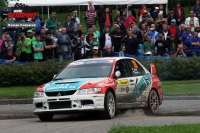 Miroslav Jake - Jaroslav Novk, Mitsubishi Lancer Evo IX - Barum Czech Rally Zln 2013