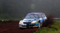 Jnos Puskdi - Barna Godor (koda Fabia S2000) - test na Sata Rallye Acores 2013