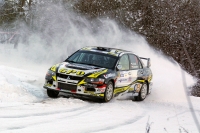 Jaroslav Orsk -  David meidler (Mitsubishi Lancer Evo IX) - Halls Winter Rally 2013