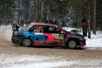 Martin Hudec - Petr Picka, Mitsubushi Lancer Evo IX - Rally Liepaja 2014