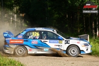 Martin Semerd - Michal Ernst, Mitsubishi Lancer Evo - Rally Finland 2011