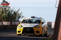 Filipe Freitas - Daniel Figueiroa (Mitsubishi Lancer Evo X) - Rali Vinho da Madeira 2011