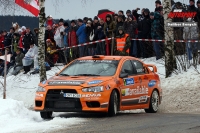 Andreas Aigner - Daniela Ertl (Mitsubishi Lancer Evo X) - Jnner Rallye 2011