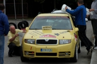 Josef Petk - Alena Beneov, koda Fabia RS - Horck Rally Teb 2011