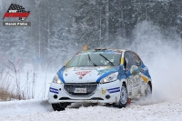 Mattias Adielsson - Christoffer Bck (Peugeot 208 R2) - Rally Liepaja 2015