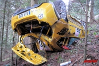 Ihle - crash na Rallye Monte Carlo 2011