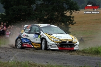Martin Vlek - Richard Lasevi (Peugeot 206 Kit Car) - Fuchs Oil Rally Agropa Paejov 2012