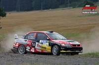 Jan Skora - Martina kardov (Mitsubishi Lancer Evo IX R4) - Fuchs Oil Rally Agropa Paejov 2013