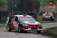 Martin Bujek - Marek Omelka (Mitsubishi Lancer Evo IX) - Rally Vrchovina 2012
