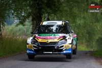 Martin Vlek - Richard Lasevi (koda Fabia S2000) - Rally Bohemia 2014