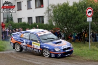 Vojtch tajf - Marcela Ehlov (Subaru Impreza Sti) - Barum Czech Rally Zln 2012