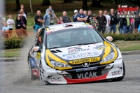 Martin Vlek - Richard Lasevi (Peugeot 206 Kit Car) - Barum Czech Rally Zln 2012