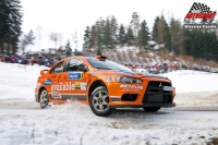 Andreas Aigner - Daniela Ertl (Mitsubishi Lancer Evo X) - Jnner Rallye 2011