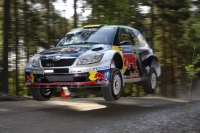 Juho Hnninen - Mikko Markkula, koda Fabia S2000 - Rally Finland 2010
