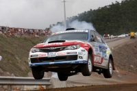 Toshi Arai - Dale Moscatt, Subaru Impreza STI R4 - SATA Rally Acores 2011