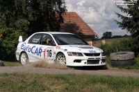 Petr Poulk - Zuzana Chvojkov (Mitsubishi Lancer Evo IX) - Rally Pelhimov 2007