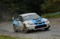 Jaromr Tomatk - Rbert Baran (Subaru Impreza WRC) - ha Group Partr Rally Vsetn 2015 (foto: Jan Duek)