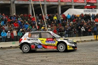 Martin Hudec - Andrea Hudcov (koda Fabia S2000) - TipCars Prask Rallysprint 2014