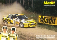 Michal Gargulk - Ji Malk (Mitsubishi Lancer Evo III) - Valask Rally 1998