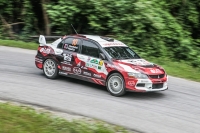 Tibor Cserhalmi - Peter Vejaka (Mitsubishi Lancer Evo IX) - Rally Lubenk 2015