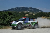 Andreas Mikkelsen - Ola Flene, koda Fabia S2000 - Rally San Marino 2012
