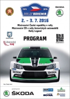 Titulka programu Rally Bohemia 2016