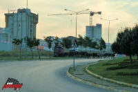 Stdo krav pechzejc typroudou silnici v Istanbulu