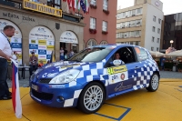 Milan Michalk - Kateina Janovsk, Renault Clio Sport - Barum Czech Rally Zln 2013 (foto: Dalibor Benych)