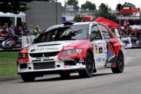 Martin Bujek - Martina kardov (Mitsubishi Lancer Evo IX) - Rallye esk Krumlov 2011