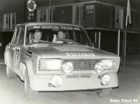 Posdka Chlad - Steda pi Rallye Trbe 1984