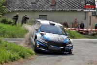 Adam B�ez�k - Ond�ej Kraj�a (�koda Fabia RS Rally2) - S��21 Rallysprint Kopn� 2025