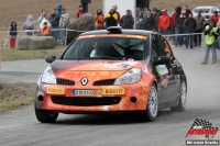 David tefan - Iva Vchov (Renault Clio R3) - Bonver Valask Rally 2011