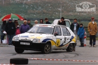 Daniel Fottera - Jiří Malčík (Škoda Favorit 136 L) - Rallysprint Kopná 1993