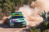 Andreas Mikkelsen  - Ola Floene, koda Fabia Rally2 Evo - Rally Sardinia 2021
