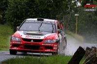 Jan Skora - Martina kardov (Mitsubishi Lancer Evo IX R4) - Rally Bohemia 2011