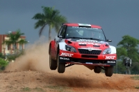 Jan Kopeck - Pavel Dresler, koda Fabia S2000 - Rally Malaysia 2014