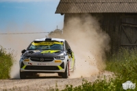 Laurent Pellier - Marine Pelamourgues (Opel Corsa Rally4) - TET Rally Liepaja 2022