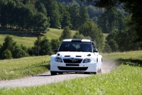 koda Motorsport na Krumlovskm testu ped Barum Czech Rally Zln 2012