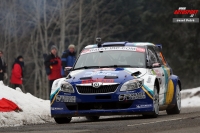 Alex Caffi - Roberto Peroglio (koda Fabia S2000) - Rallye Monte Carlo 2011