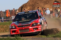 Jan Skora - Martina kardov (Mitsubishi Lancer Evo IX) - Mogul umava Rallye Klatovy 2011