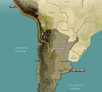 Mapa Rally Dakar 2012