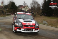 Martin Bujek - Marek Omelka (Mitsubishi Lancer Evo IX) - Rally Vrchovina 2012