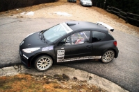 Giandomenico Basso (Peugeot 207 S2000, test ped Rallye Monte Carlo 2011)