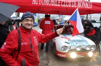 Dominique Laurent a Karel Mach - Jan Blha (koda 130 RS) - Rallye Monte Carlo Historique 2017