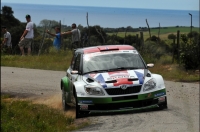 Andreas Mikkelsen - Ola Flene, koda Fabia S2000 - Tour de Corse 2012