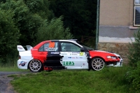 Tibor Cserhalmi - Frantiek Rajnoha, Mitsubishi Lancer Evo 9 - Bohemia Rally 2011
